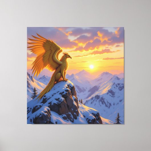 „Hinter der Eismauer – Das verborgene Reich“ Leinwanddruck (Vorderseite)