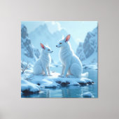 „Hinter der Eismauer – Das verborgene Reich“ Leinwanddruck (Vorderseite)