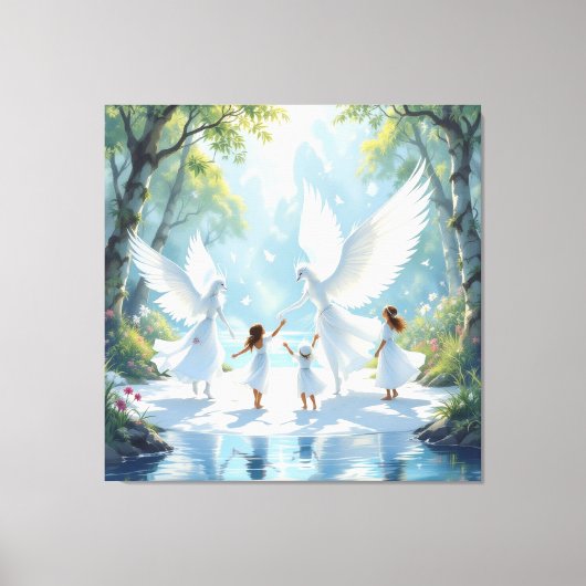 „Hinter der Eismauer – Das verborgene Reich“ Leinwanddruck (Vorderseite)