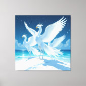 „Hinter der Eismauer – Das verborgene Reich“ Leinwanddruck (Vorderseite)