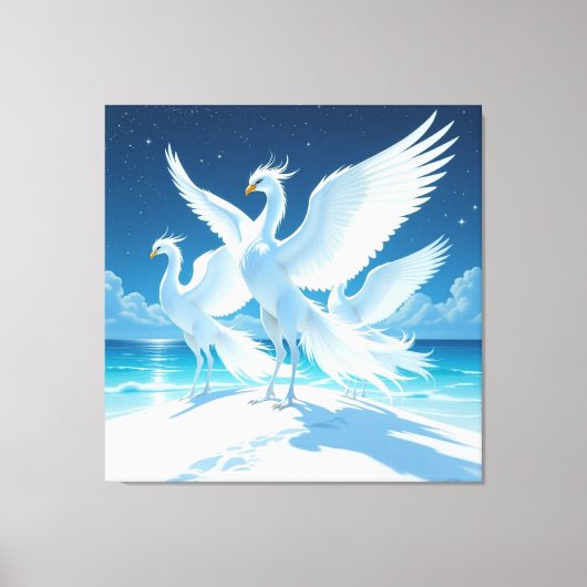 „Hinter der Eismauer – Das verborgene Reich“ Leinwanddruck (Vorderseite)