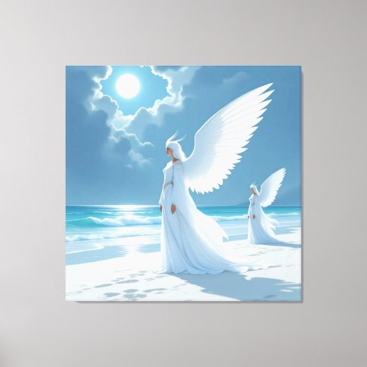 „Hinter der Eismauer – Das verborgene Reich“ Leinwanddruck (Vorderseite)