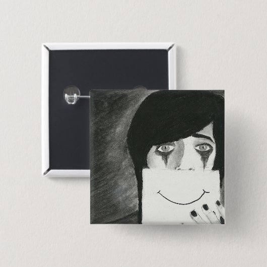 Hinter der Maske Button (Vorne & Hinten)