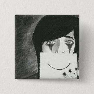 Hinter der Maske Button