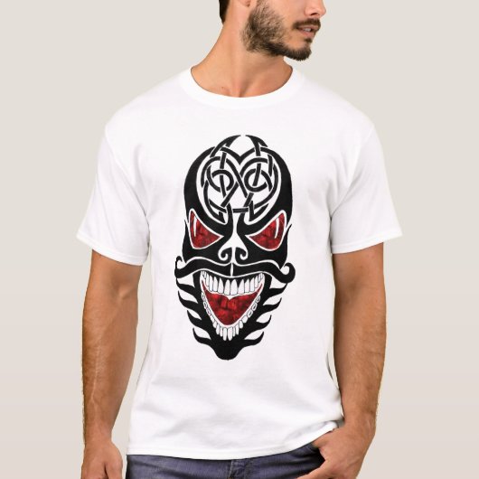 Hinter der Maske T-Shirt (Vorderseite)