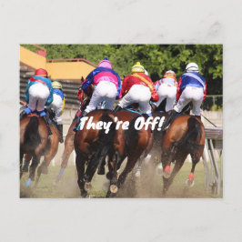 HINTER DER RASSENEINLADUNG EINLADUNGSPOSTKARTE