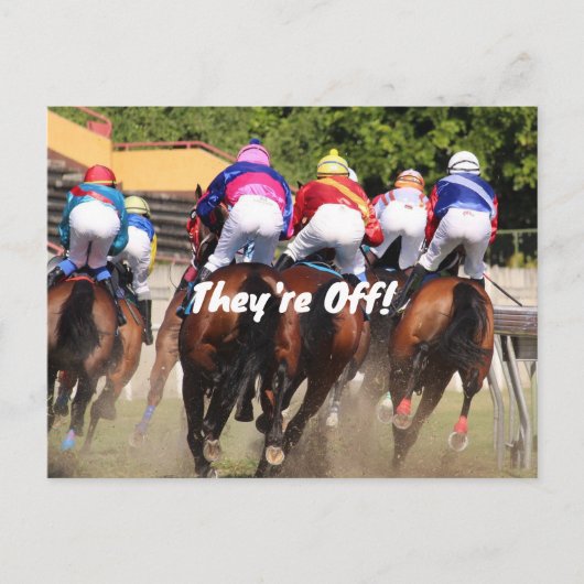 HINTER DER RASSENEINLADUNG EINLADUNGSPOSTKARTE (Vorderseite)