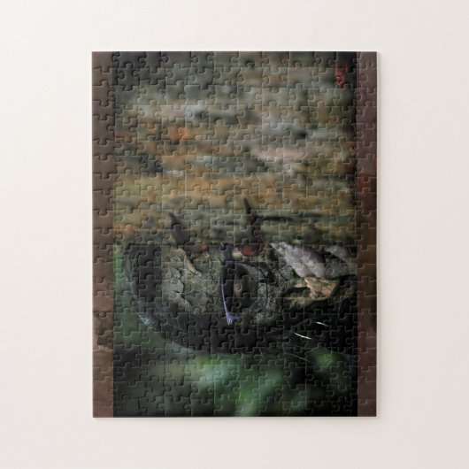 Hinter der Rinde – Gothic-Puzzle Puzzle (Vertikal)