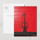 Hinter der roten Tür? Postkarte (Vorne/Hinten)