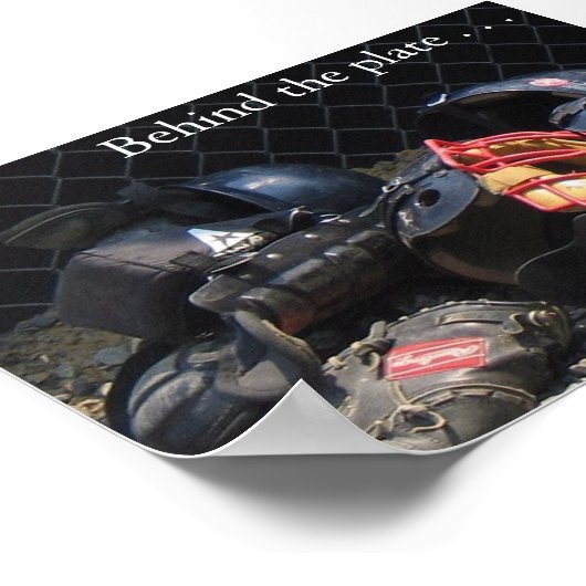 Hinter der Tafel Poster (Ecke)