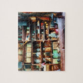 Hinter der Theke im Gemischtwarenladen Puzzle (Vertikal)