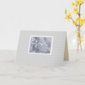 Hinter der Wolkensaison liegt die Grußkarte Karte (Gelbe Blume)