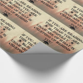 Hinter dir aufkreuzen geschenkpapier (Ecke)