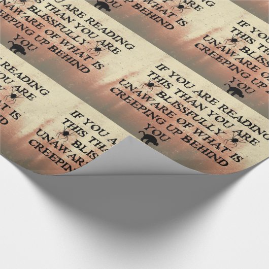 Hinter dir aufkreuzen geschenkpapier (Ecke)