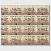 Hinter dir aufkreuzen geschenkpapier (Flach)