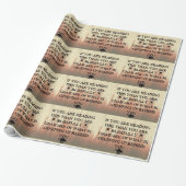 Hinter dir aufkreuzen geschenkpapier (Ungerollt)