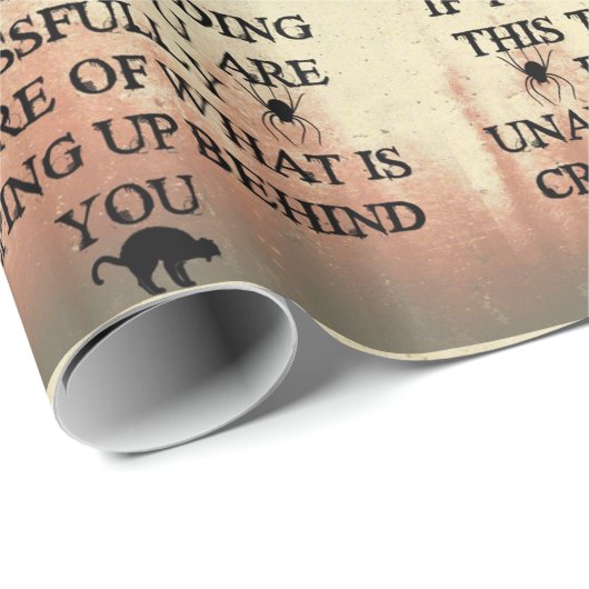 Hinter dir aufkreuzen geschenkpapier (Rolleneckpunkt)