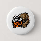 Hinter dir Leopard Button (Vorderseite)