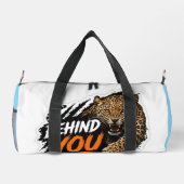 Hinter dir Leopard Duffle Bag (Rückseite)