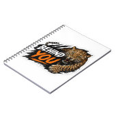 Hinter dir Leopard Notizblock (Linke Seite)