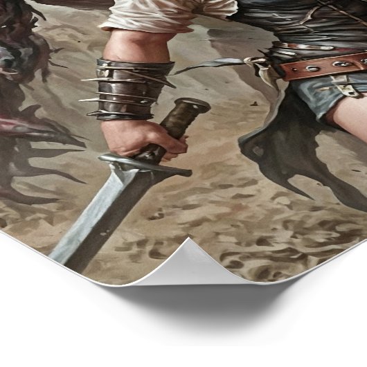 Hinter dir poster (Ecke)