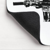 Hinter Gittern für das Leben - Motocross Mousepad (Ecke)