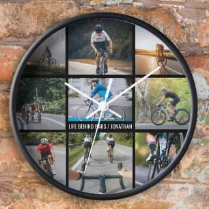 Hinter Gittern - Personalisierte Bilder für Fahrra Uhr
