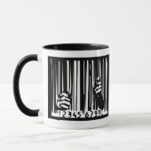 Hinter Gittern Tasse (Links)