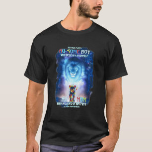 Hinter jedem autistischen Jungen steht eine Mutter T-Shirt