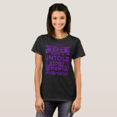 Hinter jedem Auto-Demenz-Bewusstsein T-Shirt (Vorne ganz)