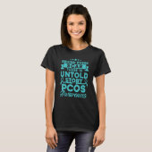 Hinter jedem Auto-PCOS-Bewusstsein T-Shirt (Vorne ganz)