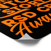 Hinter jedem Auto Rsd Crps Bewusstsein Poster (Ecke)