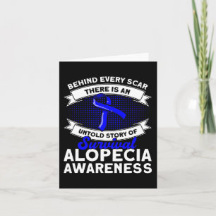 Hinter jedem Auto unerzählte Story Support Alopeci Karte