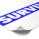 Hinter jedem Auto unerzählte Story Support Alopeci Poster (Ecke)