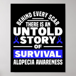 Hinter jedem Auto unerzählte Story Support Alopeci Poster