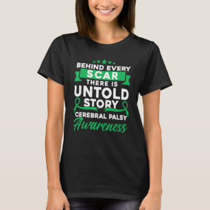 Hinter jedem Auto zerebralen Palsy-Bewusstsein T-Shirt