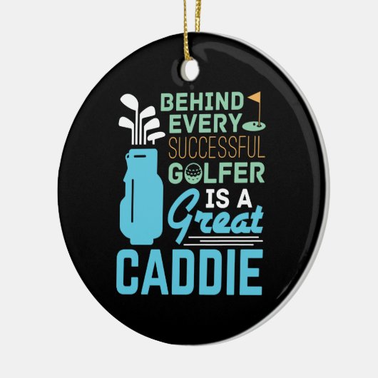 Hinter jedem erfolgreichen Golfer steckt eine groß Keramik Ornament (Links)