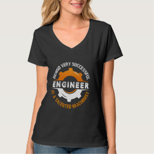 Hinter jedem erfolgreichen Ingenieur steht ein tal T-Shirt