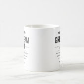 Hinter jedem großartigen Team steht dein benutzerd Kaffeetasse (Mittel)
