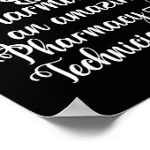 Hinter jedem großen Apotheker steht ein Apotheker Poster (Ecke)