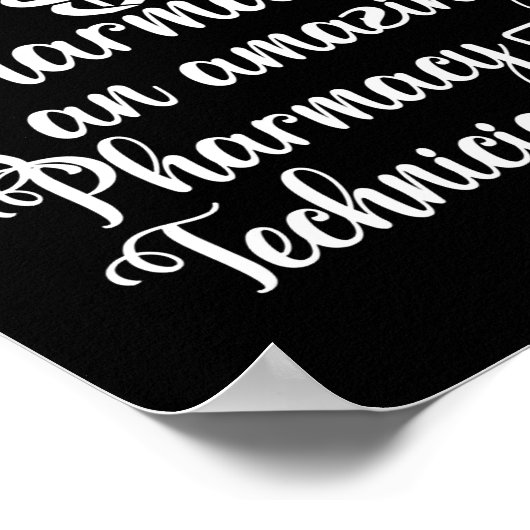 Hinter jedem großen Apotheker steht ein Apotheker Poster (Ecke)