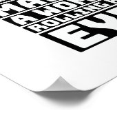 Hinter jedem großen Mann steht eine Frau, die ihre Poster (Ecke)