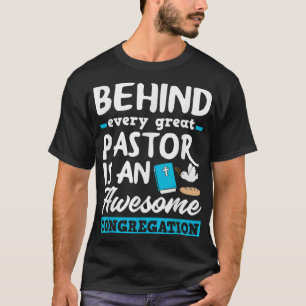 Hinter jedem großen Pastor steht der Minister Cler T-Shirt