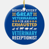 Hinter jedem großen Tierarzttier Keramik Ornament (Hinten)