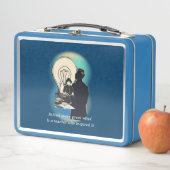 Hinter jedem großen Verstand steht ein Lehrer, der Metall Brotdose (Beispiel)