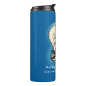 Hinter jedem großen Verstand steht ein Lehrer, der Thermosbecher (Nach links gedreht)