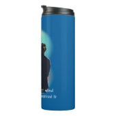 Hinter jedem großen Verstand steht ein Lehrer, der Thermosbecher (Nach rechts gedreht)