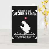 Hinter jedem guten Catcher steht eine Mutter, die Karte (Gelbe Blume)