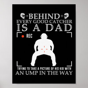 Hinter jedem guten Fänger steht ein Vater, der ver Poster