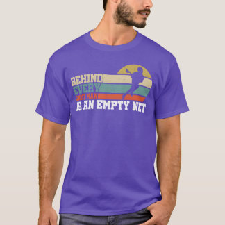 Hinter jedem guten Mann steht ein leeres Netz Spor T-Shirt